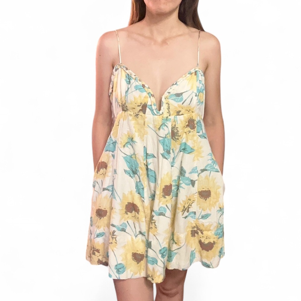 NWT Free People Altria Printed Mini Dress